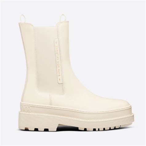 Dior Trial Ankle Boot White Calfskin 